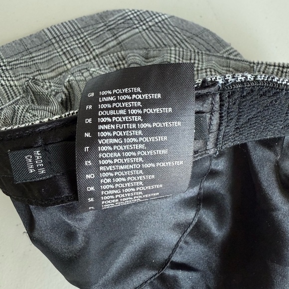 Barts Black and White Plaid Hat - Picture 14 of 16